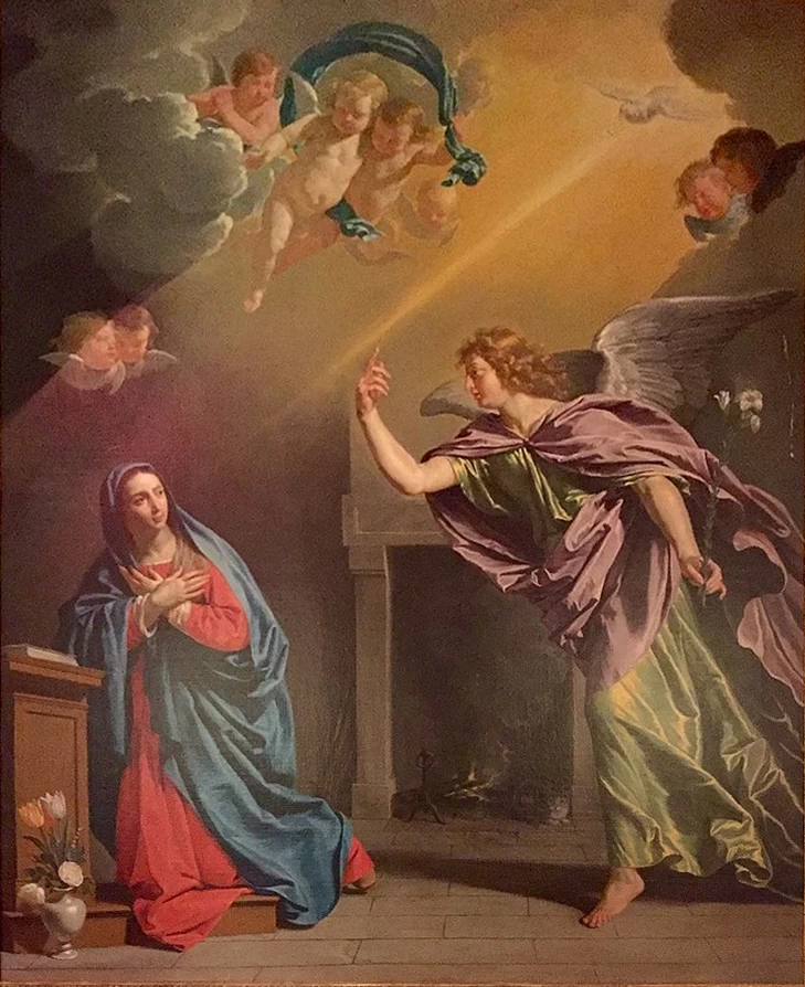Annunciazione - collégiale Saint, Jean, Baptiste de Montrésor